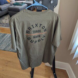 Brixton Green Oath V T-Shirt